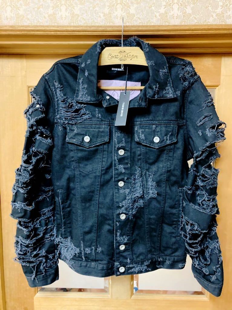 国内正規品 DIESEL ディーゼル ダメージディテール デニムジャケット