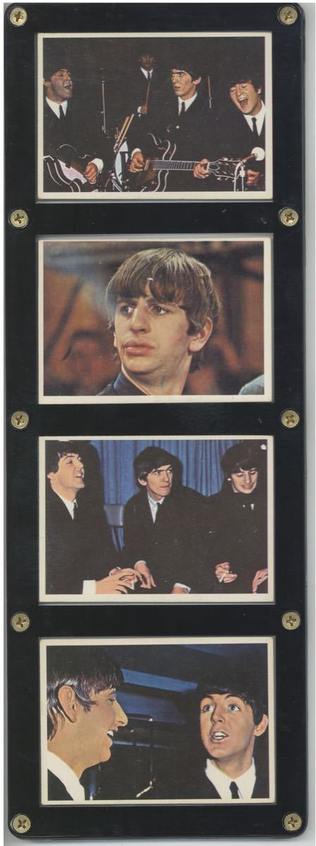 The Beatles トレカ コレクター ビートルズ1960 当時 60’s コレクション (4枚セット横)