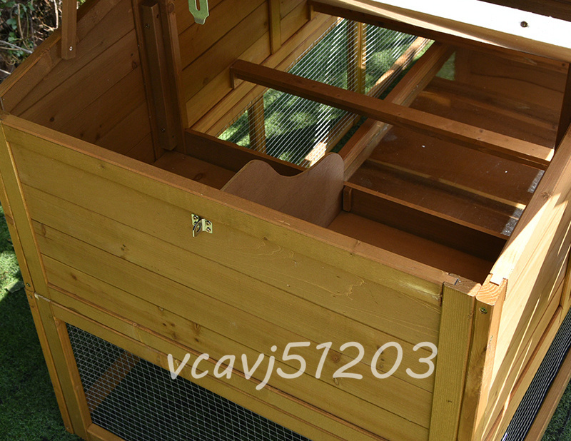 * beautiful goods * high quality * large chicken small shop . is to small shop wooden pet holiday house house rainproof . corrosion rabbit chicken small shop breeding outdoors .. garden for cleaning easy to do 