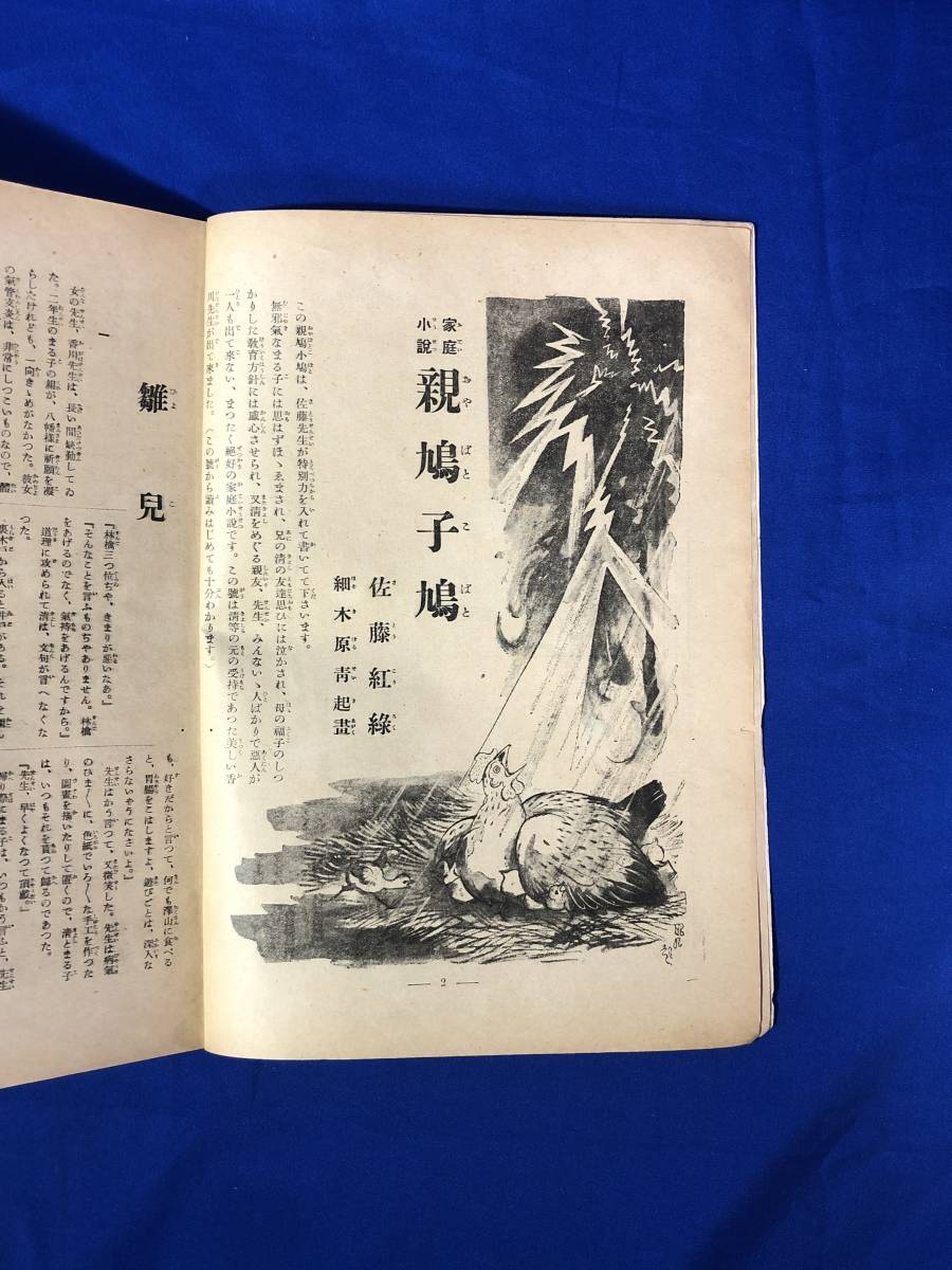 BM116イ●婦人子供報知 第85号 昭和9年9月 口絵:寺内萬治郎//田河水泡 「蛸の八ちゃん」/山中峯太郎/長田幹彦 「美人漫談」/戦前_画像4