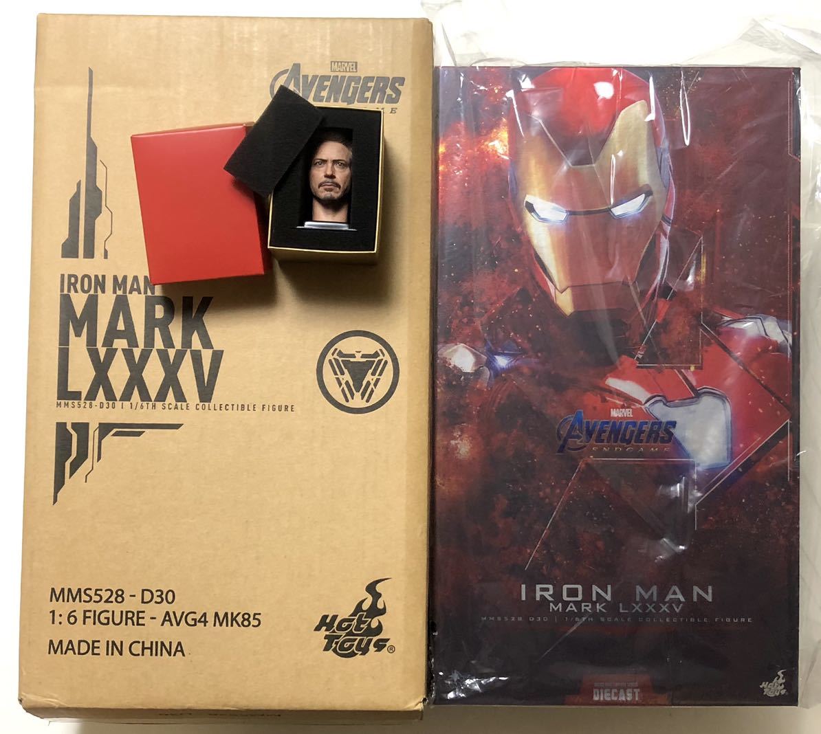 未使用□ホットトイズ DIECAST【ヴァリアントヘッド アイアンマン