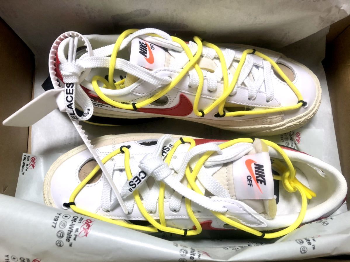 らくらくメ NIKE ナイキ ブレザー 27センチ AwhrM-m55781588688 Off-White BLAZER LOW そのままに