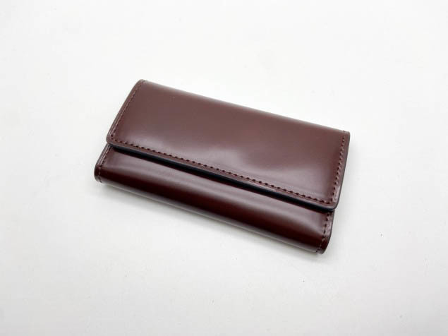 新品即決◆GANZO fico コードバン キーケース◆馬革レザー/本革/フィーコbyガンゾ/CORDOVAN NUOVO/ブラウン系 29g-f7_画像1