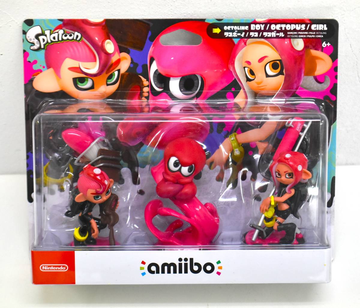 未使用トリプル タコ スプラトゥーン amiibo スプラ アミーボ