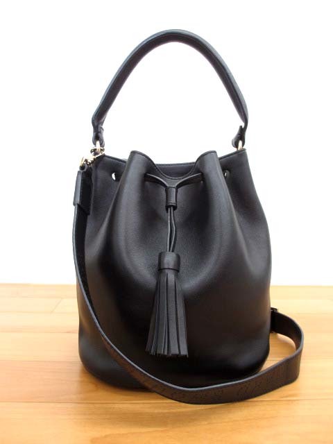 美品 アニヤハインドマーチ Vaughan ヴォーン 巾着 ハンドバッグ 2way