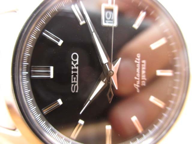 美品 SEIKO セイコー メカニカル デイト 6R15-00C0 裏スケ 自動巻き