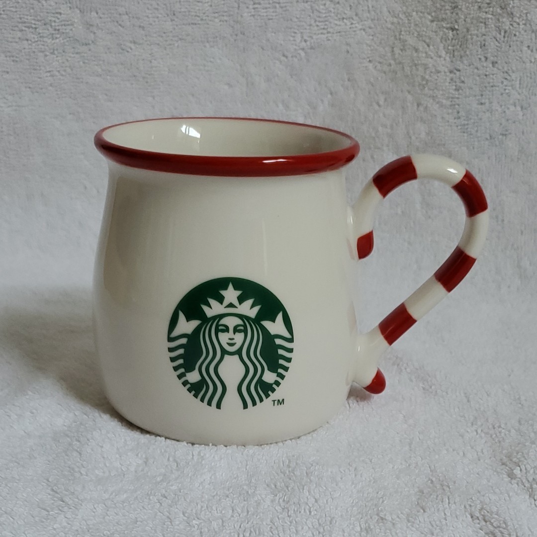 【Starbucks】スターバックス　2016 ホリデーマグ　キャンディーケーン　 スタバ マグカップ クリスマス