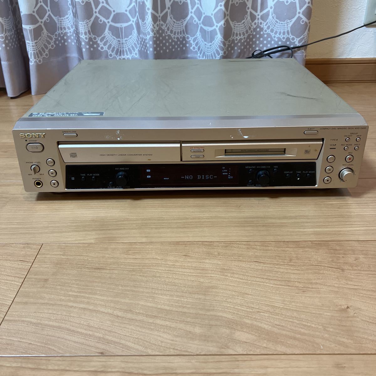 SONY MD据置型 MXD-D400