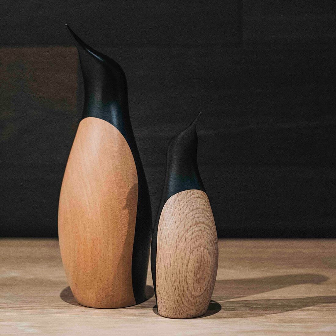  Arky tech tomeido penguin Large objet d'art 805 Northern Europe stylish lovely modern ornament wooden animal animal high class 