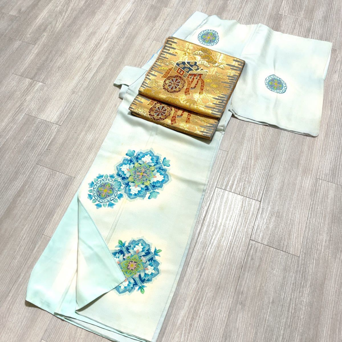 トールサイズ着物 縞 正絹 67 168 小紋 美品 - 通販 - hydro-mineral.net