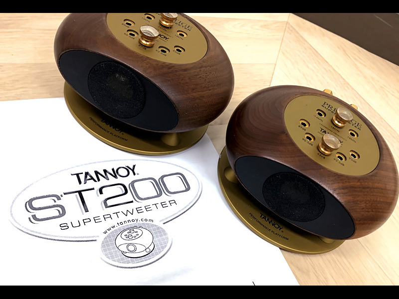 3R2272○TANNOY ST-200 スーパーツィーター スタンド付き 2台ペア