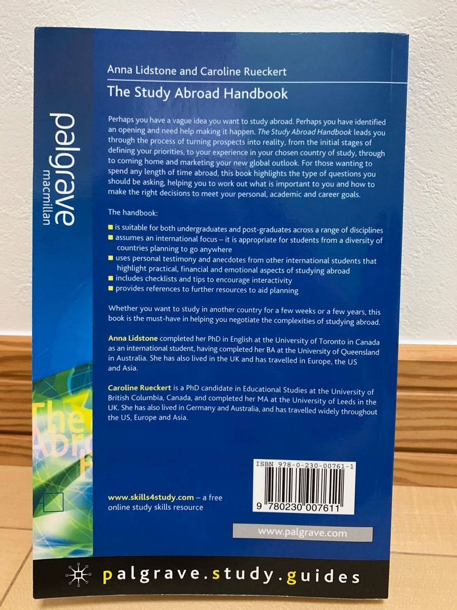 英語　大学教科書【USED】The Study Abroad Handbook