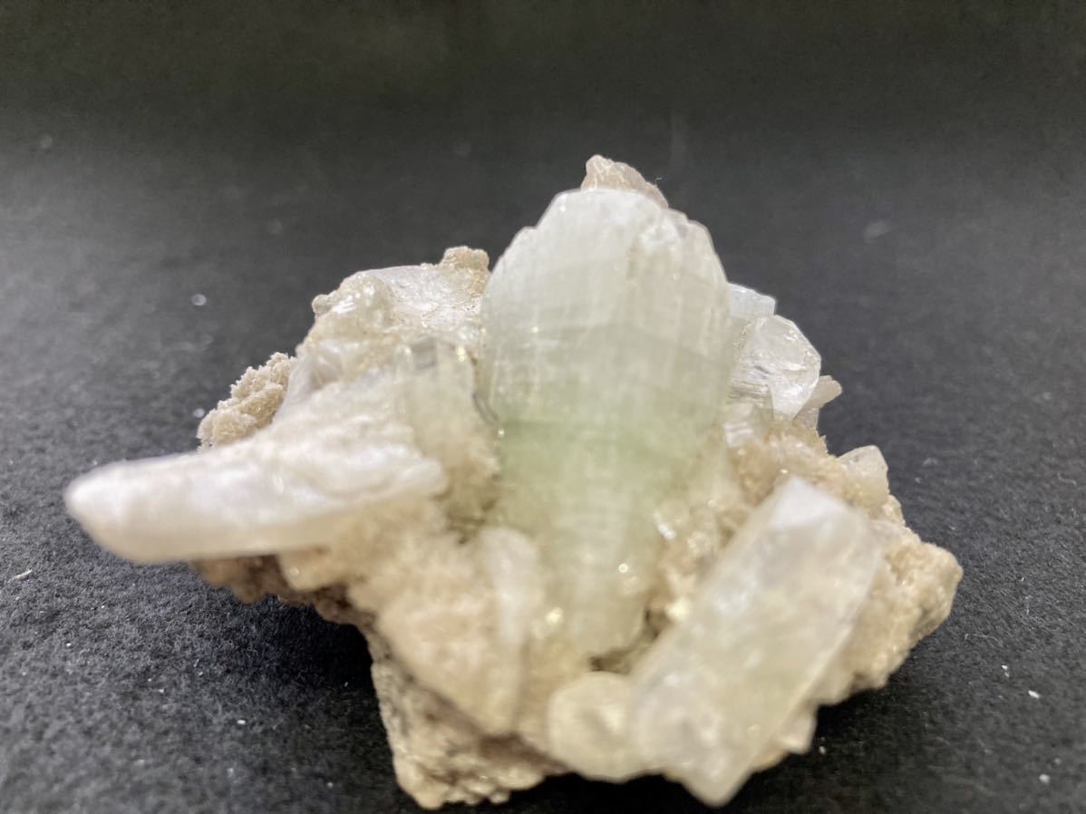 アポフィライト　南インド　45g 水晶原石 クローライト　鉱物標本_画像5