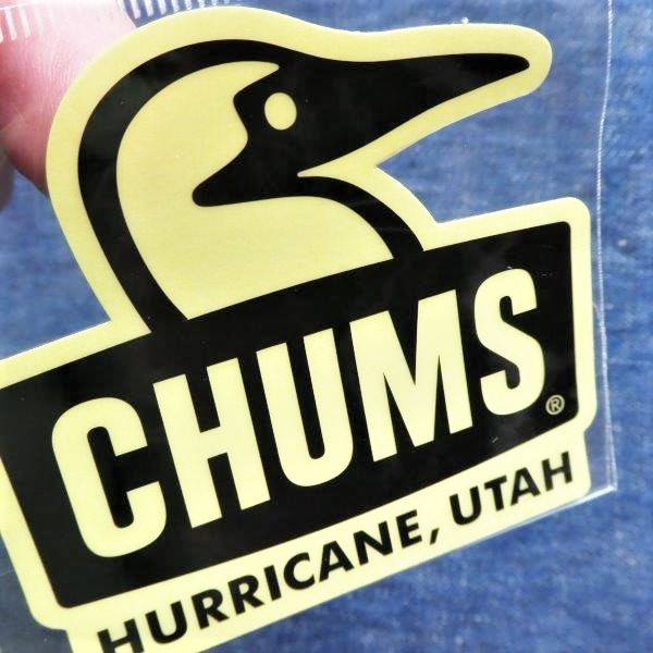 チャムス ステッカー Sticker CHUMS Booby Face ネイビー CH62-1124 新品 防水素材_画像2