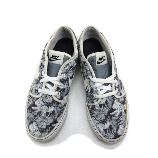 y■【27cm】ナイキ/NIKE トキ TOKI LOW TXT PRINTキャンバススニーカー■花柄MENS/66【中古】_画像2