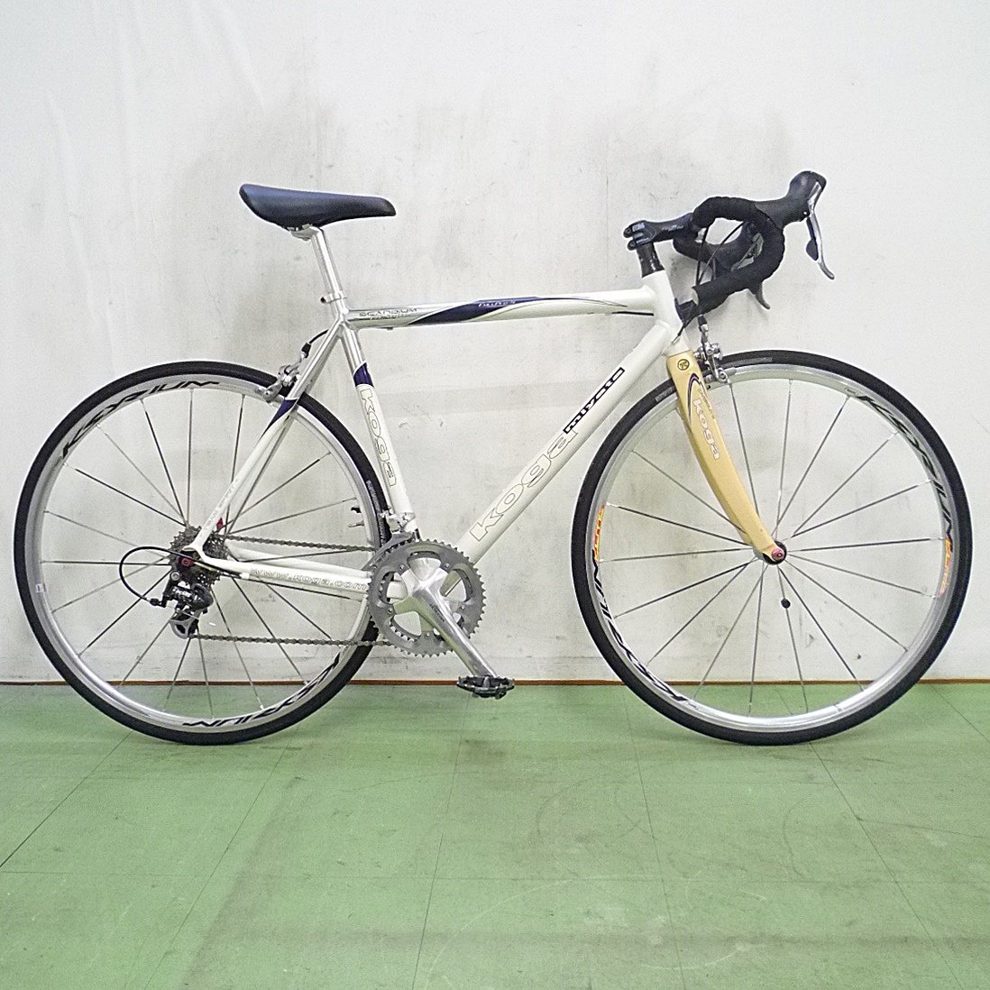 爆安 自転車 ロードバイク サイクル ライン柄 ジャージセット シマノ105 ペダル