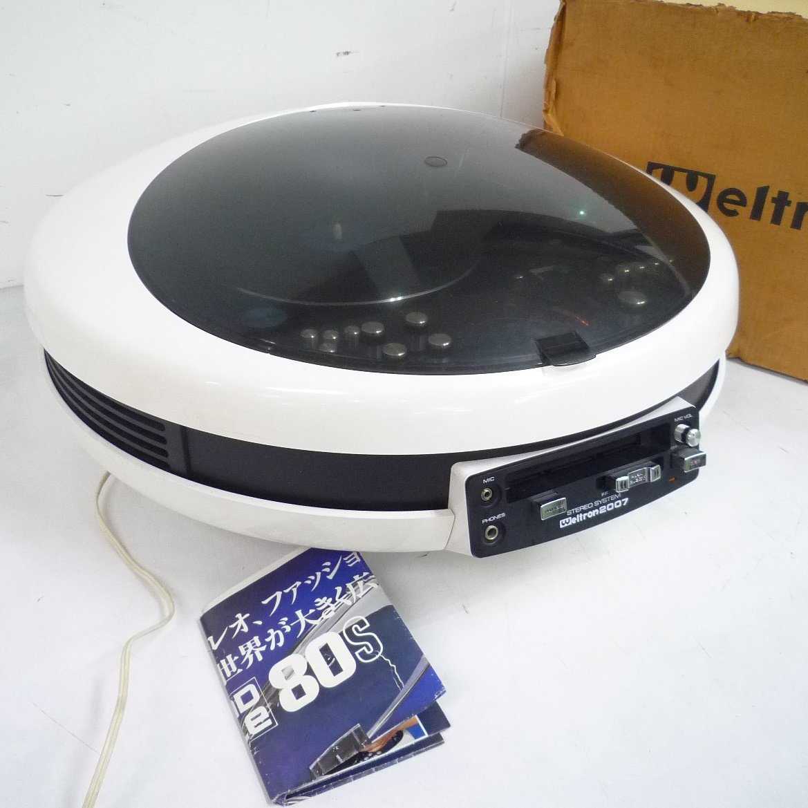 レコードプレーヤー WELTRON MODEL 2007 ラジカセ 元箱入 スペース ...