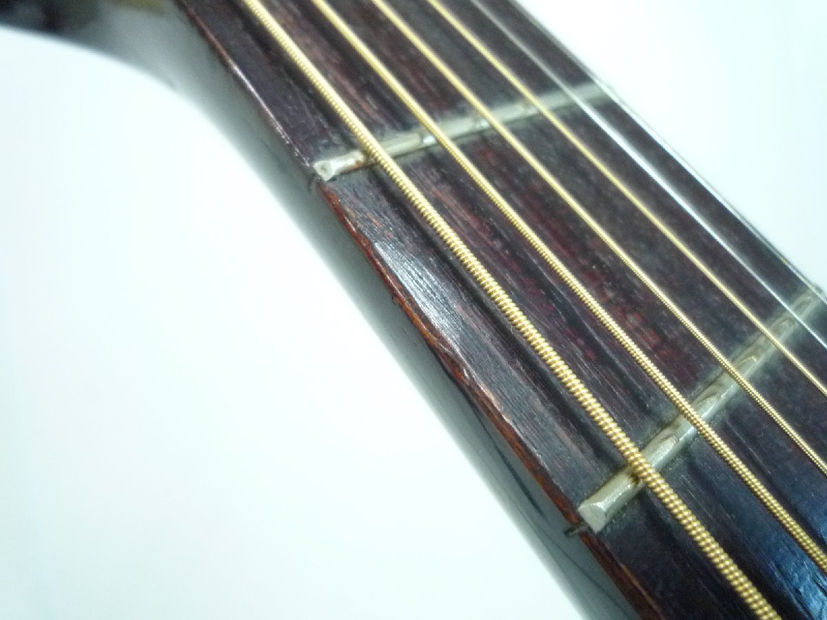 アコースティックギター ヤマハ FG-110 赤ラベル 小ぶり フォークタイプ 新品弦交換済 中古 アコギ YAMAHA ●_画像4
