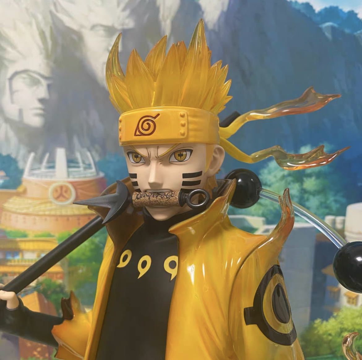 NARUTO ナルト フィギュア 1/4ガレージキット 六道渦巻ナルト 塗装