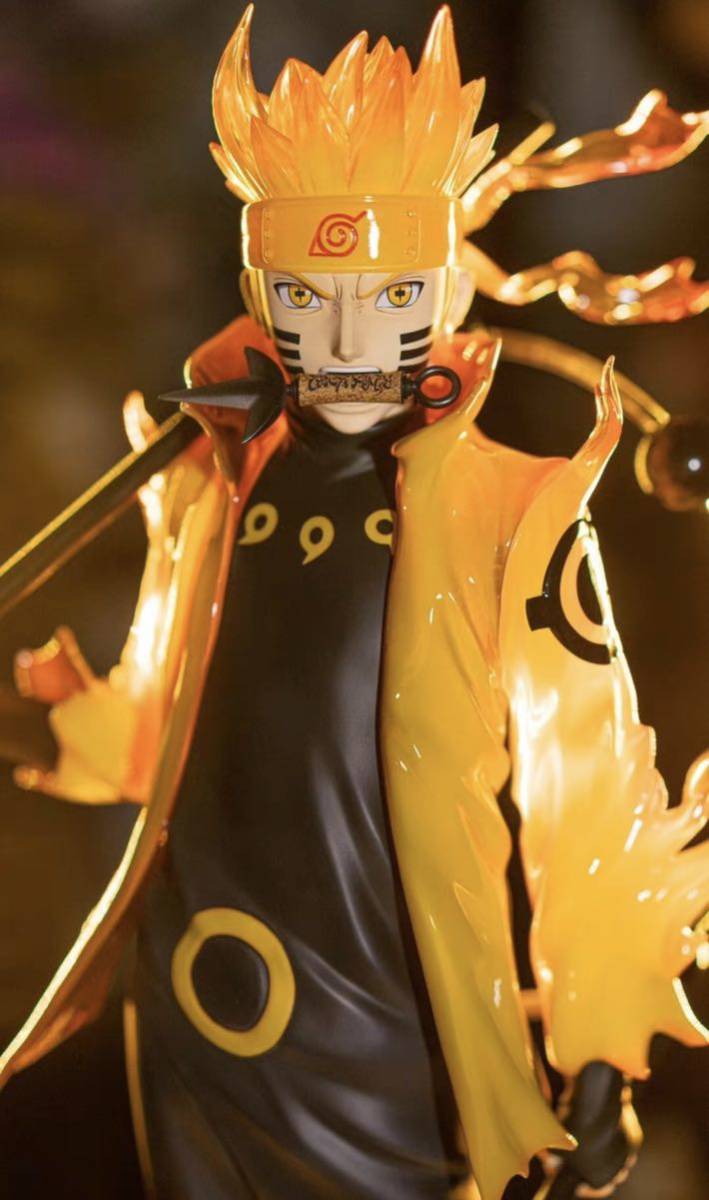 NARUTO ナルト フィギュア 1/4ガレージキット 六道渦巻ナルト 塗装