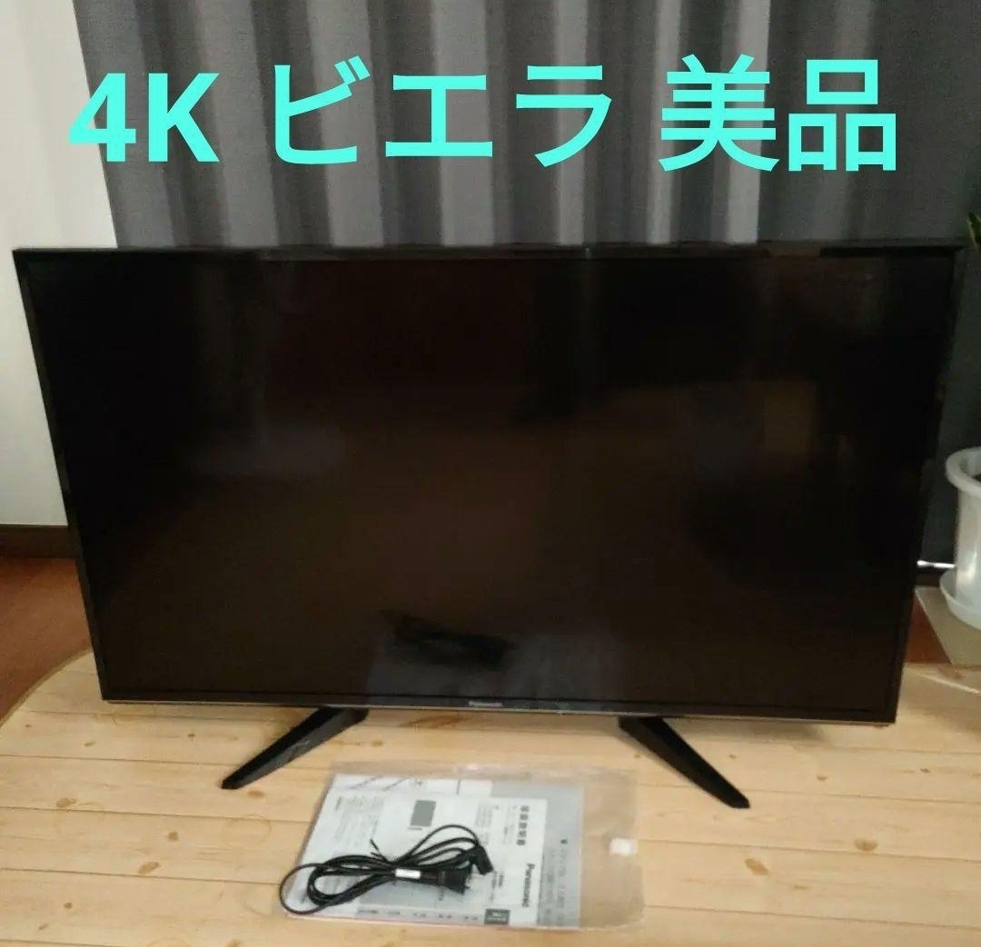 パナソニック ビエラ 43インチ 4Kテレビ TH-43EX600 2018年製 値下げ