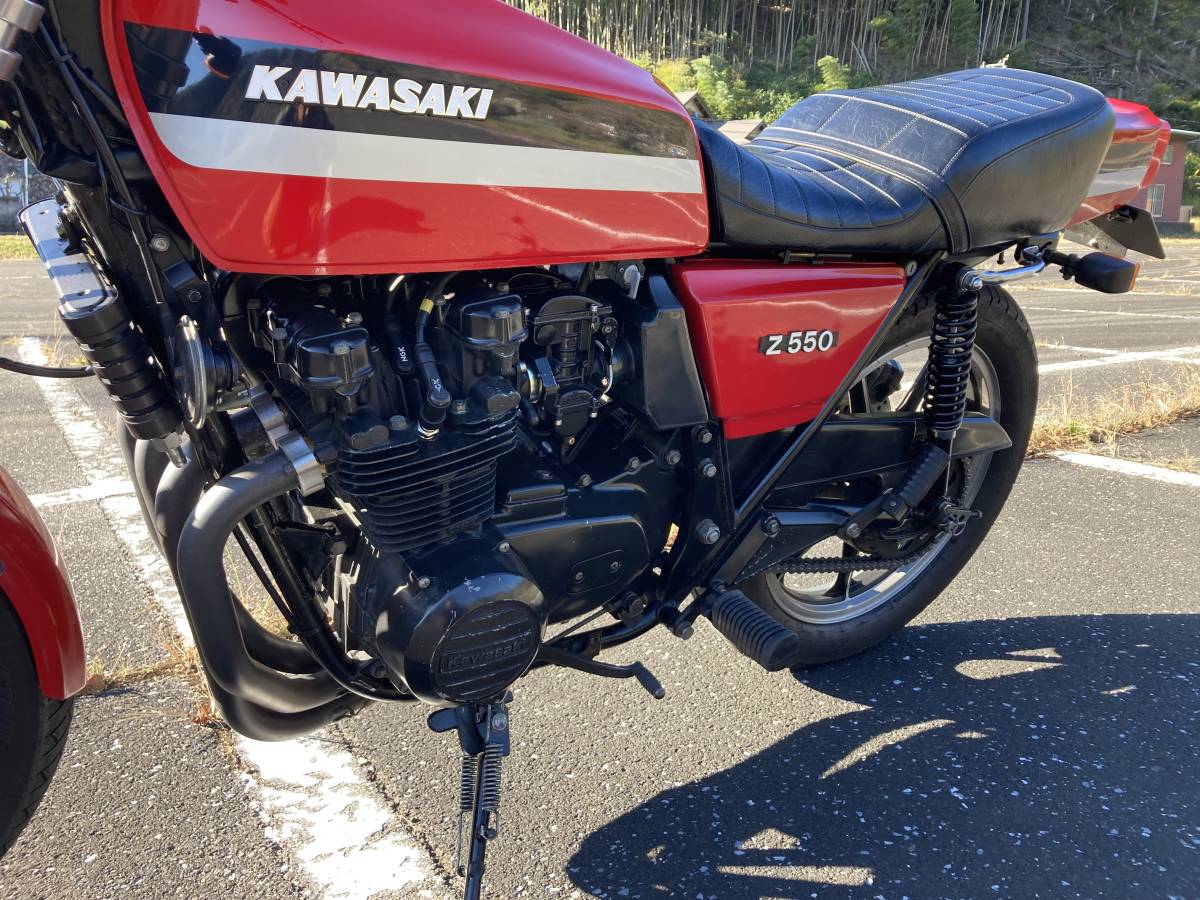 新作モデル Z550GP 搭載工具付 Kawasaki オリジナルシート美品(FXに