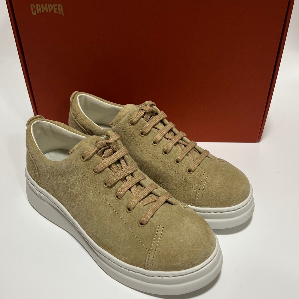 新品 Camper カンペール Runner Up レザースニーカー ベージュ