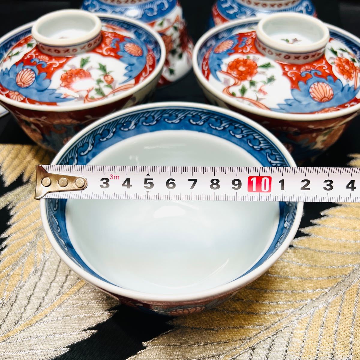 日本代理店正規品 源右衛門窯 有田焼 波うさぎ 蓋物 向付② | www
