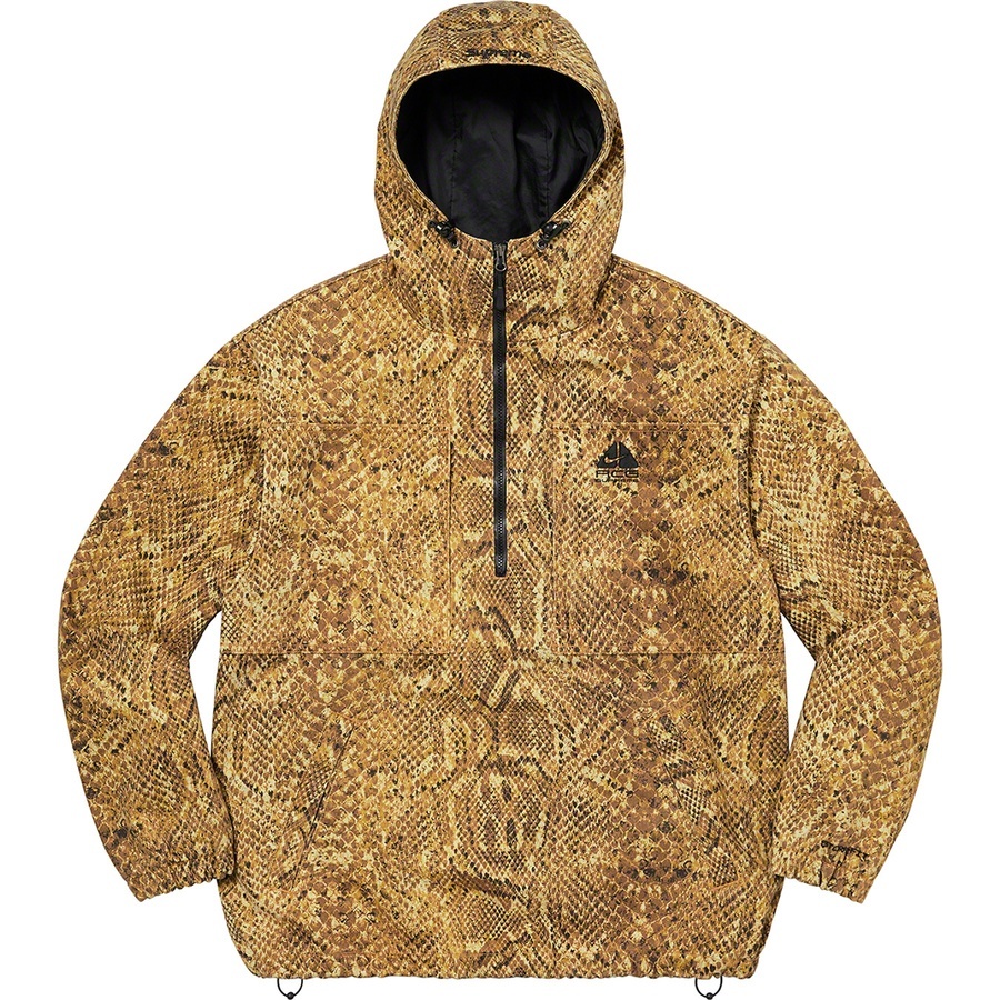 Supreme × Nike 22FW Week3 ACG Denim Pullover Gold Snakeskin Small オンライン購入 国内正規 新品 タグ付 シュプリーム 金蛇柄 Sサイズ_画像1