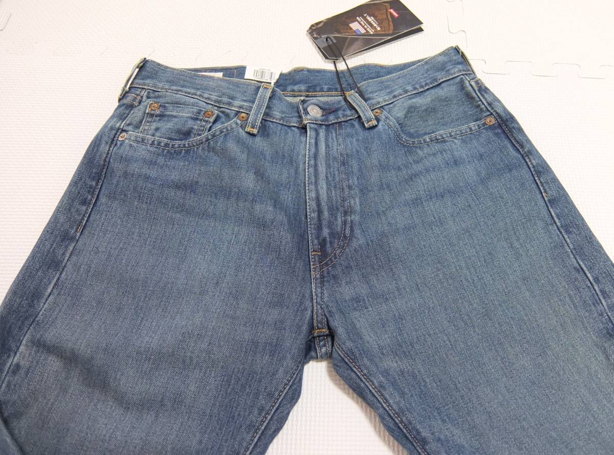 未使用品 USA製 LEVI'S 00505-1525 USED加工 デニムパンツ 紺 W30 赤タブＲマーク リーバイス 505 ジッパーフライ アメリカ製 米国製_画像4