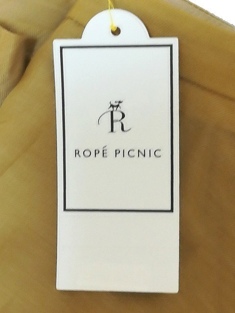 【新品 アウトレット品】ロぺ ピクニック★ひざ丈 スカート 裏地付【L】40 カーキ◆ROPE PICNIC 膝丈 清楚 レディース 女性 JUN_画像8