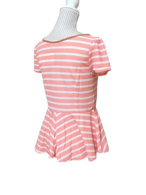 【新品 アウトレット】定価2,940円 ロペピクニック トップス【38】【M】Rope picnic◆JUN ロぺ 女性 レディース チュニック 半袖_画像3