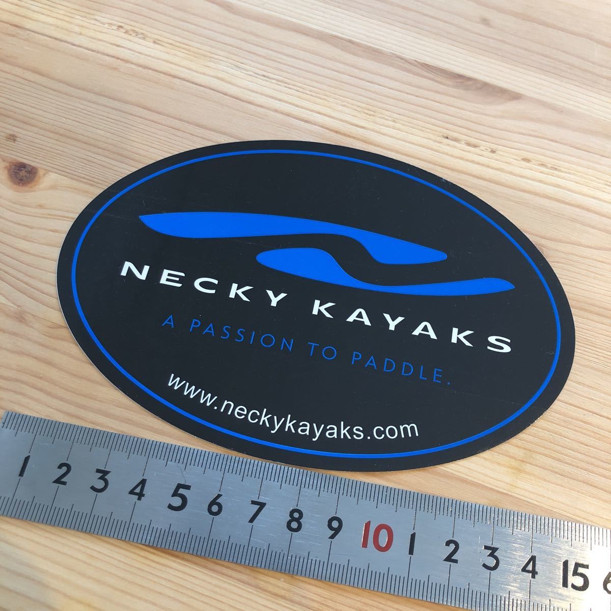 送料無料 ★即決 NECKY KAYAKS ステッカー ★ ネッキー カヤック シール デカール アウトドア パドル ボード SUP カヌー_画像1