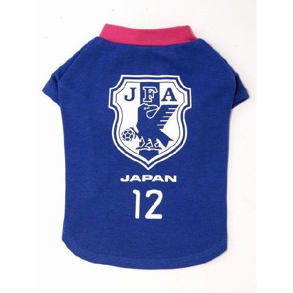 サッカー日本代表サポータードッグTシャツ なでしこジャパンXS_画像1