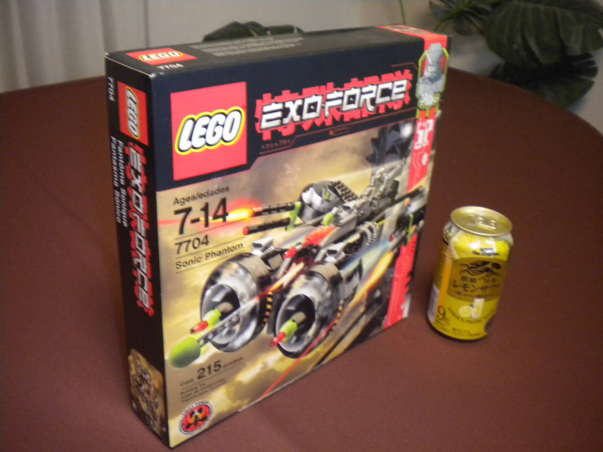 LEGO（レゴ） ７－１４歳：対象？ 7704 トクシュブタイ　Sonic Phantom（ソニック　ファントム） 未開封・新品_350ml缶はサイズ比較用　商品ではないです