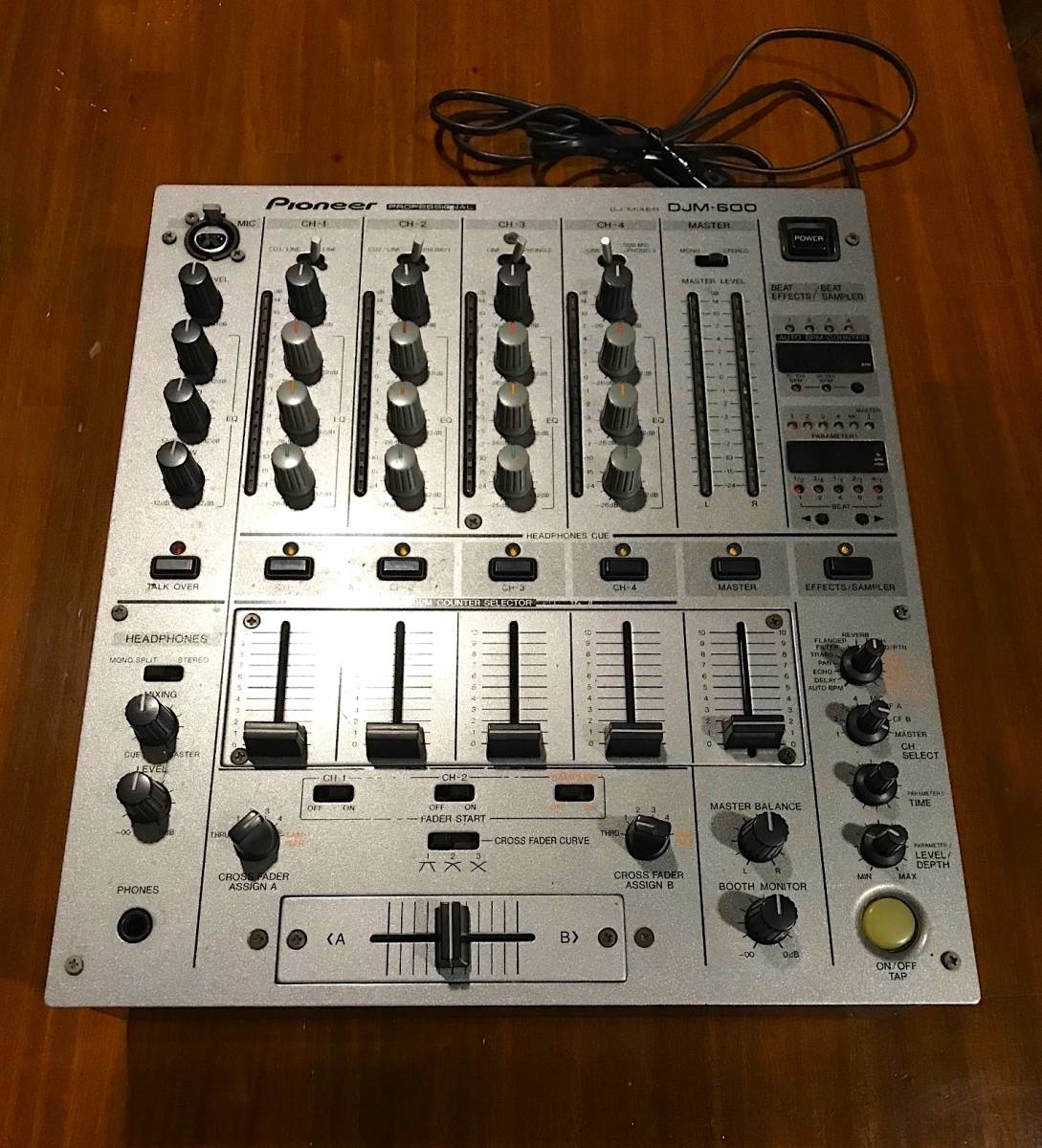 ジャンク品/DJミキサー【Pioneer/DJM-600】 DJ Mixer/パイオニア