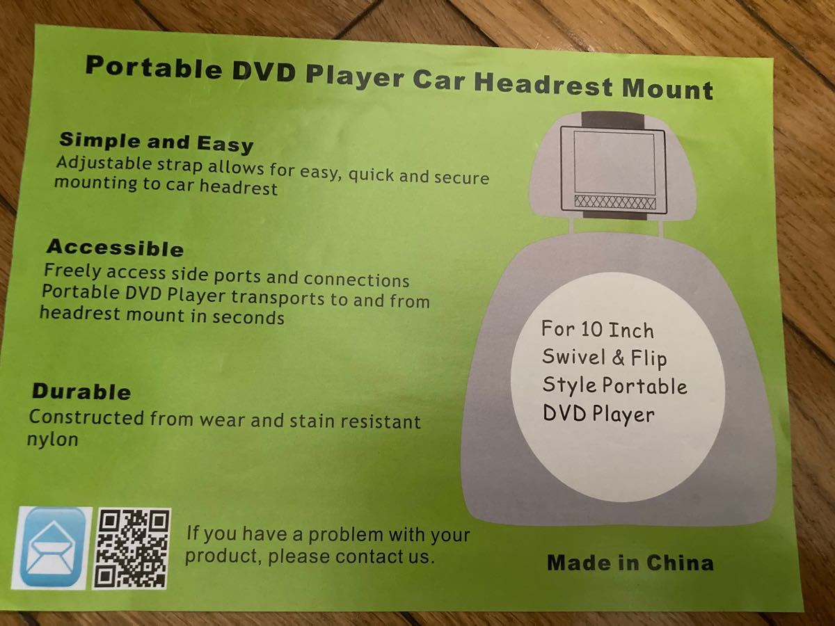 ポータブルDVDプレーヤーヘッドレストCarヘッドレストMount