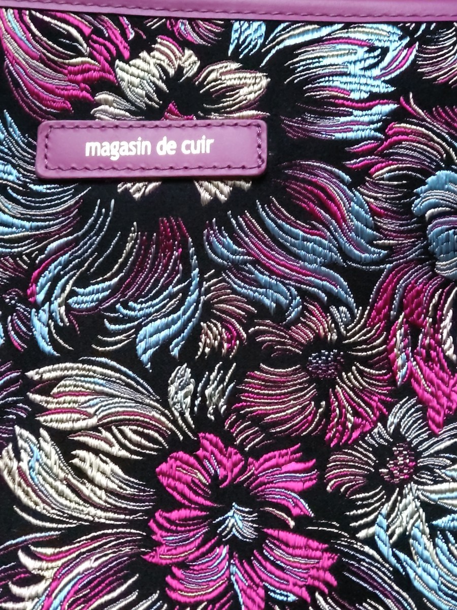 magasin de cuir マガサン ドゥ キュイール シルク×レザー magasin de cuir マガサン ドゥ キュイール シルク×レザー
