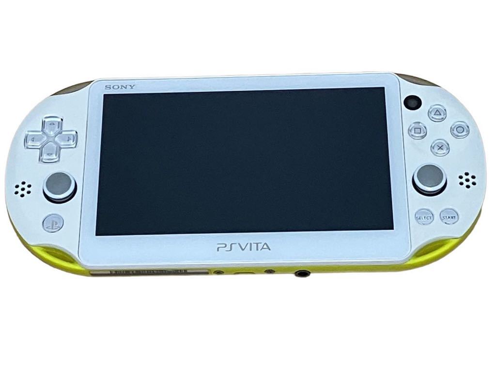 動作確認済】 PS Vita 本体 PCH-2000 ライムグリーン SONY ソニー 