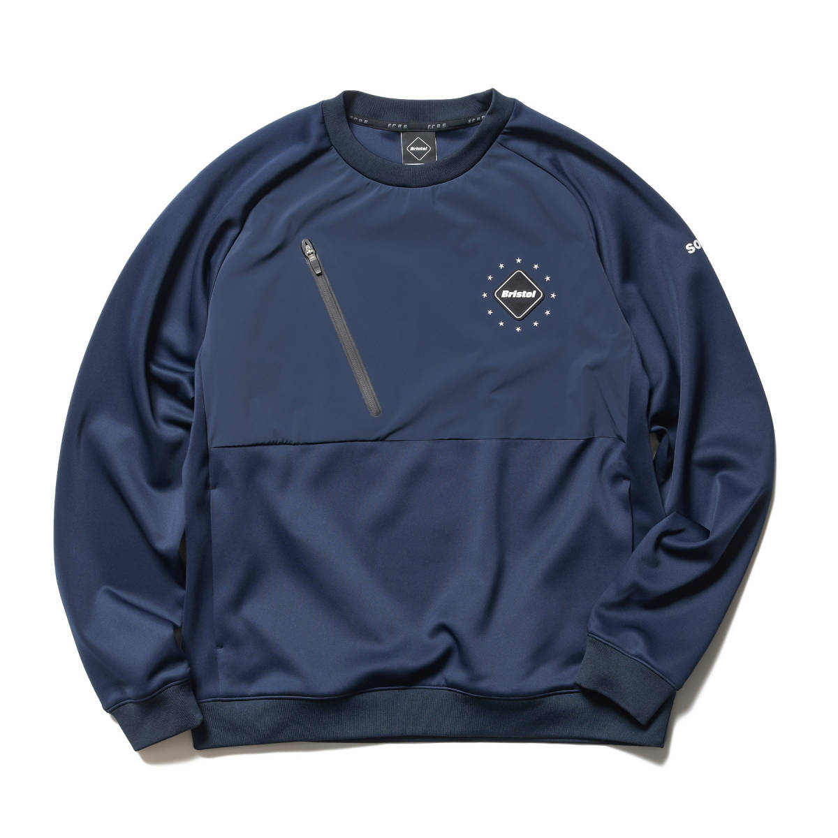 定価23100円 F.C.Real Bristol 22AW PDK HYBRID CREWNECK TOP FCRB-222019