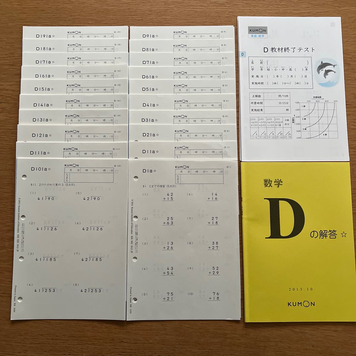 公文 算数 数学 E 0枚 未記入 解答書 終了テスト 終了テストの解答付き 公文 算数 C1 C0 プリント0枚 C解答 終了テスト 未記入 Cmwe It