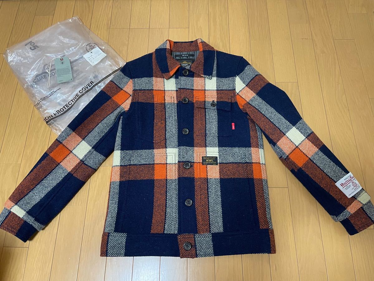 11AW WTAPS LUMBER JACK JACKET NAVY S HARRIS TWEEDランバージャック ハリスツイード