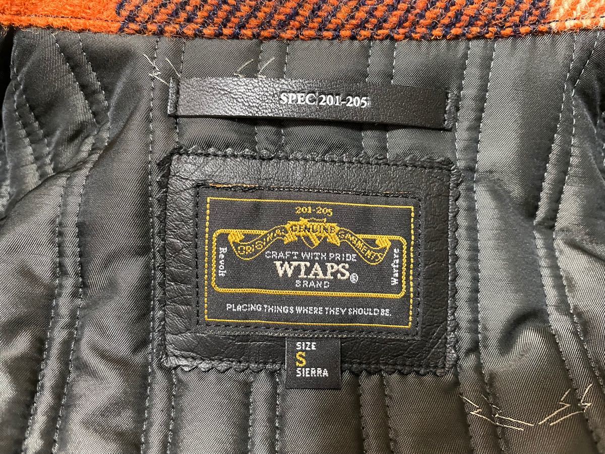 11AW WTAPS LUMBER JACK JACKET NAVY S HARRIS TWEEDランバージャック ハリスツイード