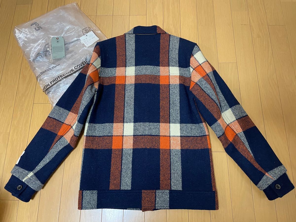 11AW WTAPS LUMBER JACK JACKET NAVY S HARRIS TWEEDランバージャック ハリスツイード