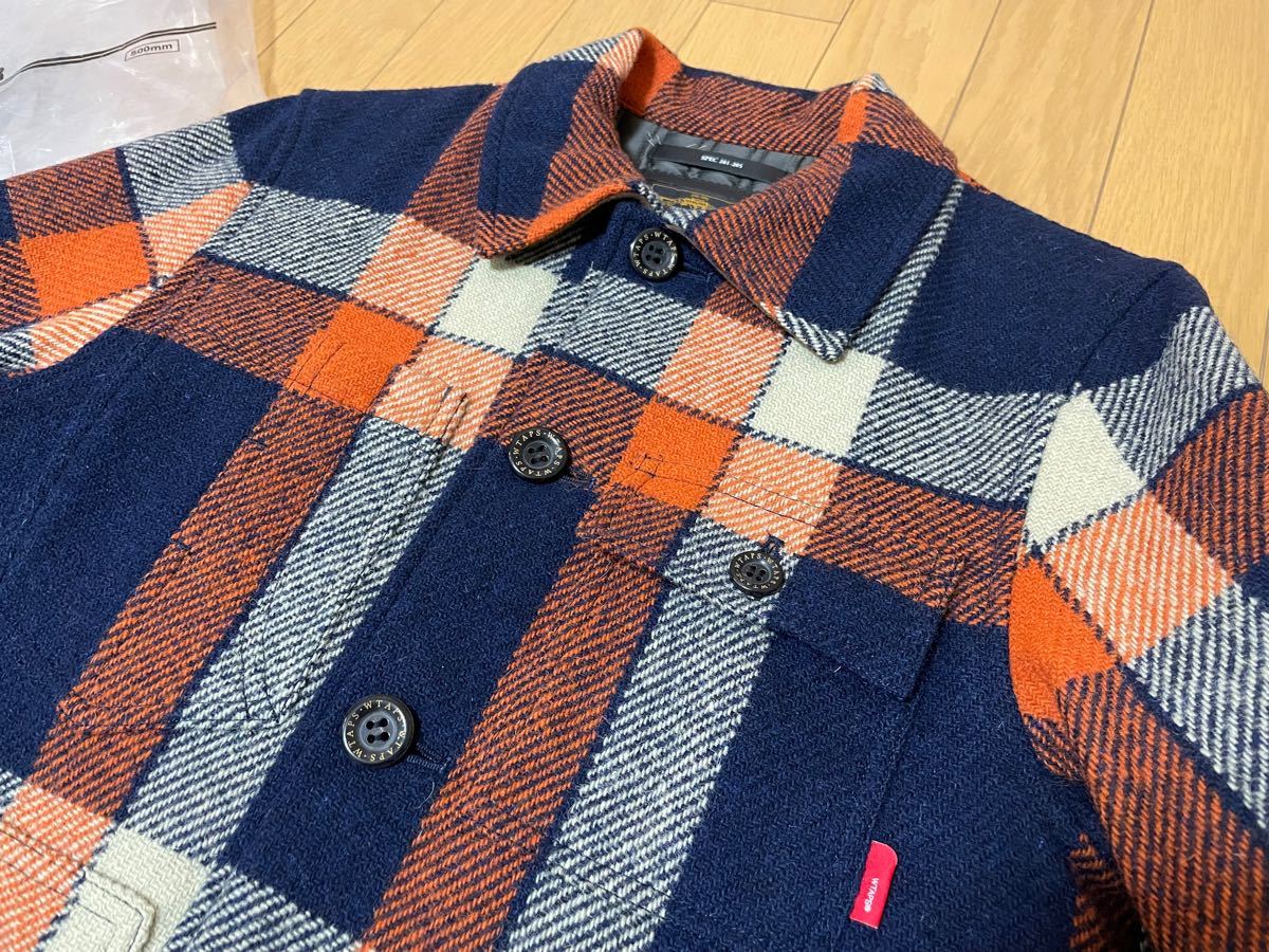 11AW WTAPS LUMBER JACK JACKET NAVY S HARRIS TWEEDランバージャック ハリスツイード