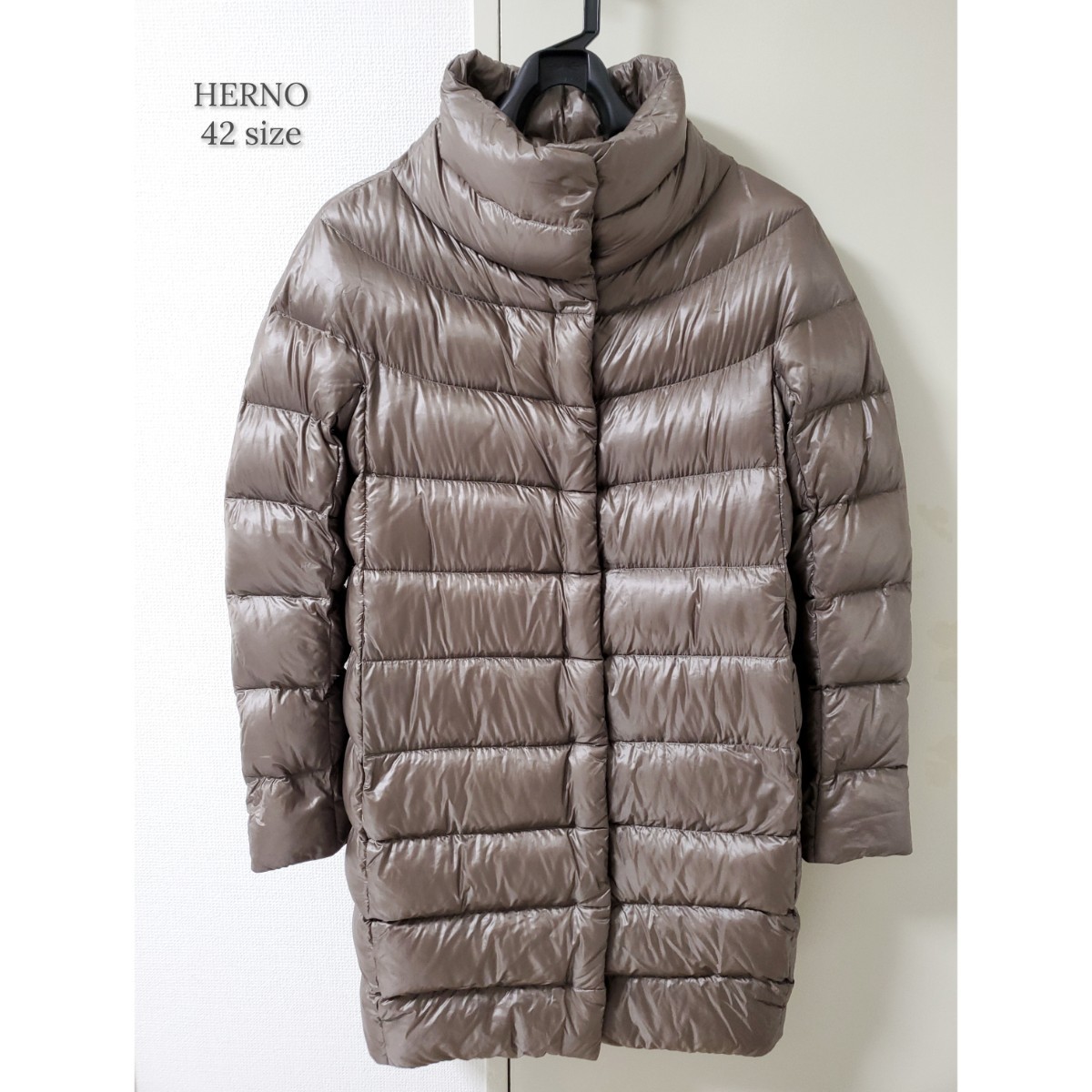HERNO ヘルノ ロング ダウンコート モカブラウン - yulyalejo.com