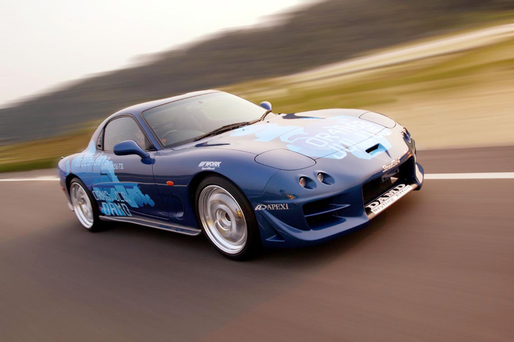 【M's】マツダ MAZDA RX-7 FD3S (1991y-2002y) DAMD サイドエクステンション 左右／FRP ダムド スタイリングエフェクト RX7 エアロ_画像4