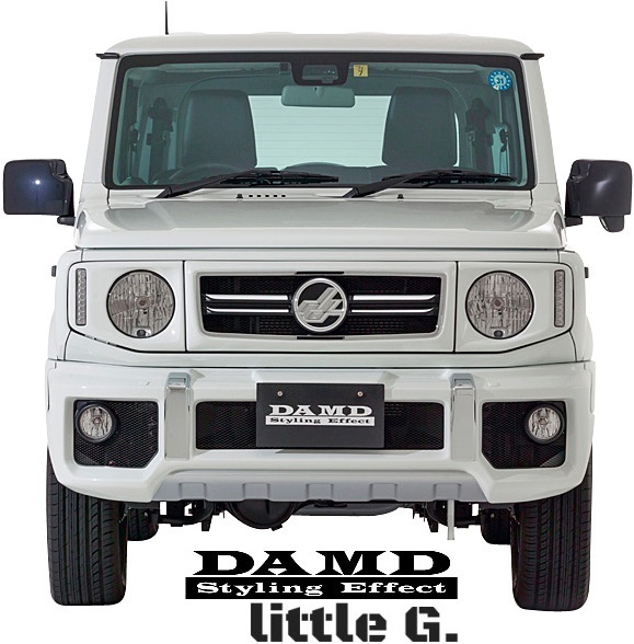 【M's】SUZUKI JB64 ジムニー (2018.7-) DAMD little G. フロントグリル／／FRP ダムド エアロ リトルG 64ジムニー 64JIMNY スズキ JIMNY_画像2