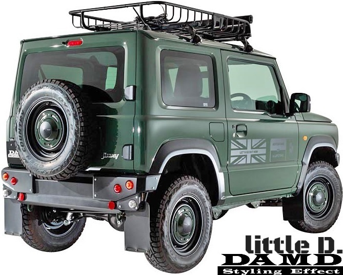 【M's】SUZUKI ジムニー JB64 (2018.7-) DAMD little D リアバンパー／／ダムド リトルD エアロ スズキ JIMNY 64ジムニー リヤバンパー_画像2