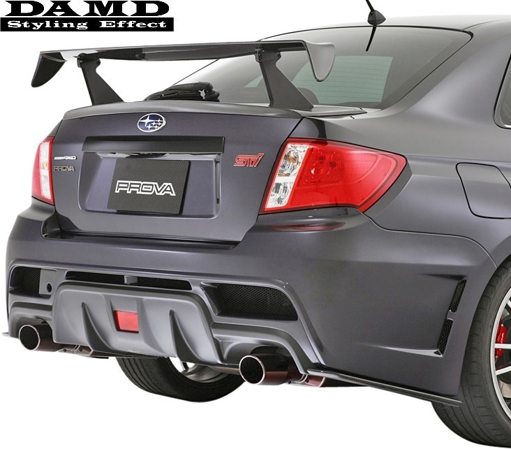 【M’s】SUBARU IMPREZA WRX STI GV (2010.1-) DAMD リヤアンダーパネル／／ダムド FRP製 エアロ カスタム リアンダーパネル_画像2